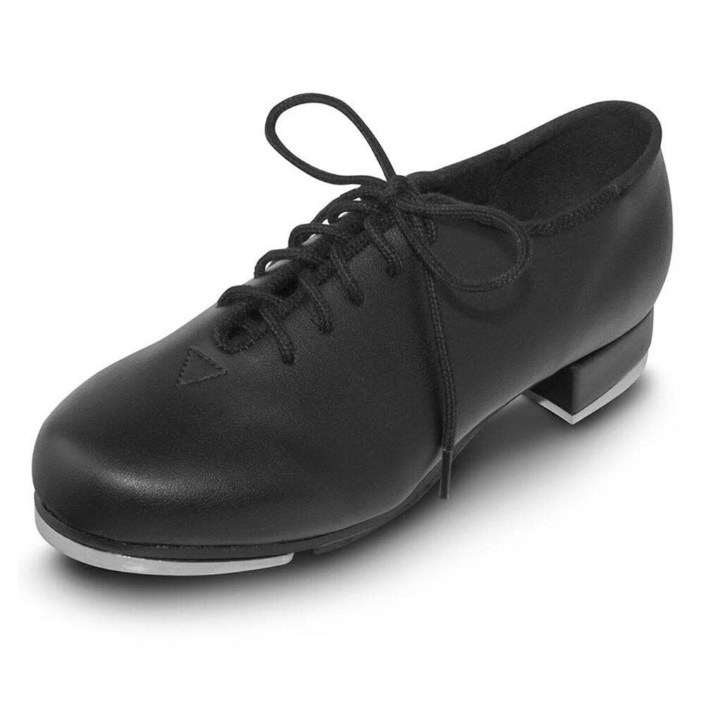 NEW IN BOX Leo Jazz Tap Dance Size 12.5‎ M Kids Child Shoes Black BLK LS3312G